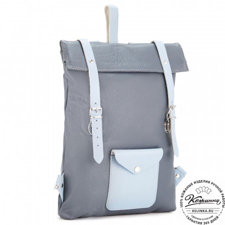 Кожаный рюкзак "Vogue New" (джинс)